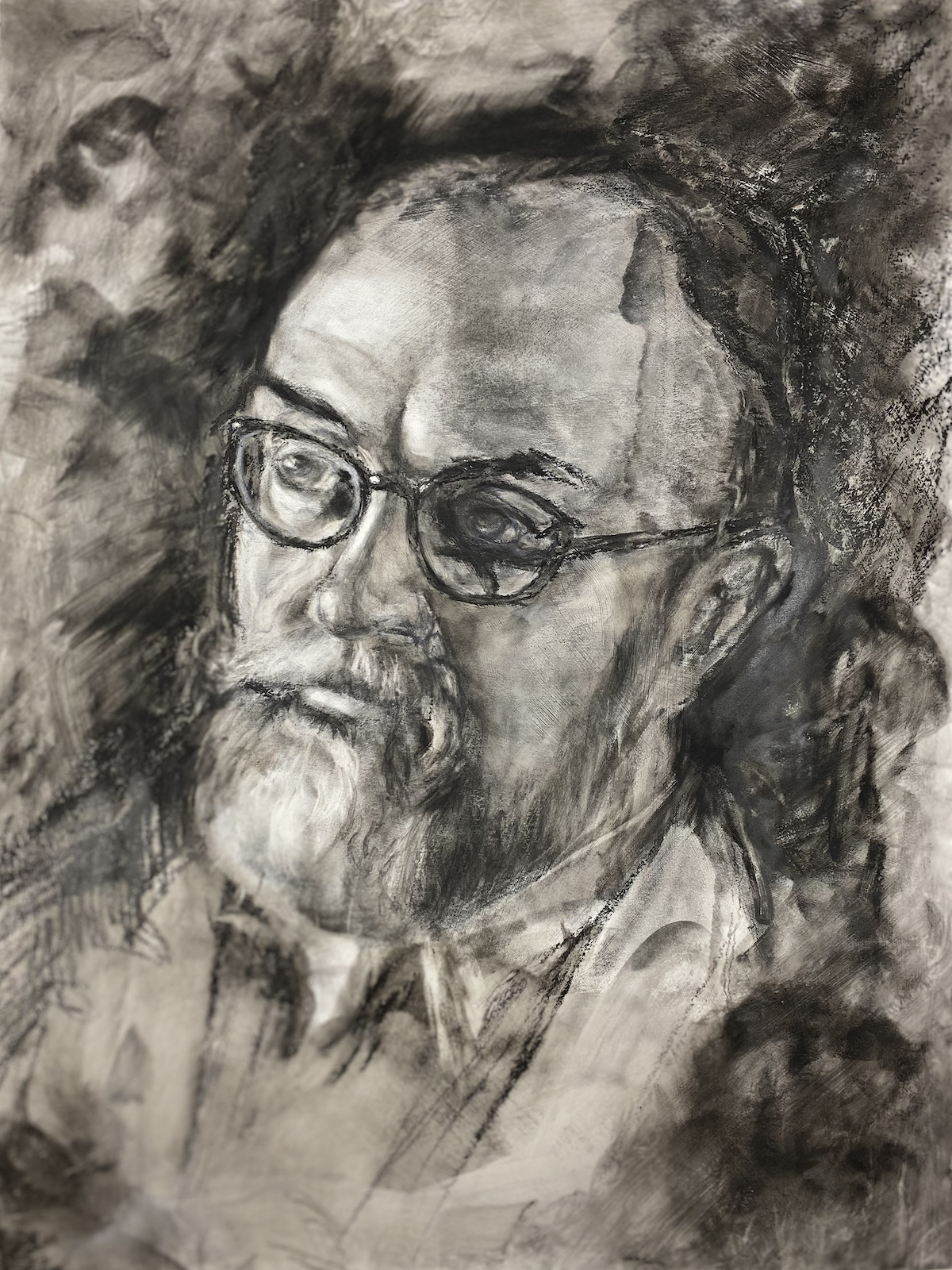 Margaret von Kaenel "Charcoal Study Of Matisse"